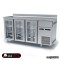 Mesa refrigerada alta 3 puertas cristal IBER-FM200C-R