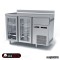 Mesa refrigerada alta 2 puertas cristal IBER-FM150C-R