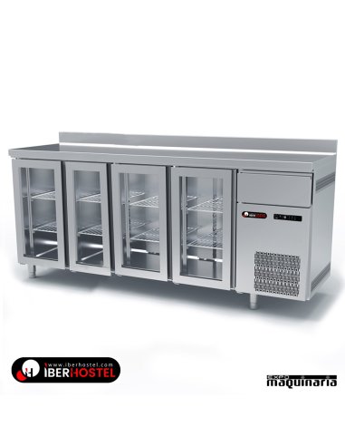 Mesa refrigerada alta 4 puertas cristal IH8033106