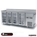 Mesa refrigerada alta 4 puertas cristal IH8033106