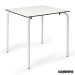 Mesa apilable blanca compact pata redonda IM8277CO