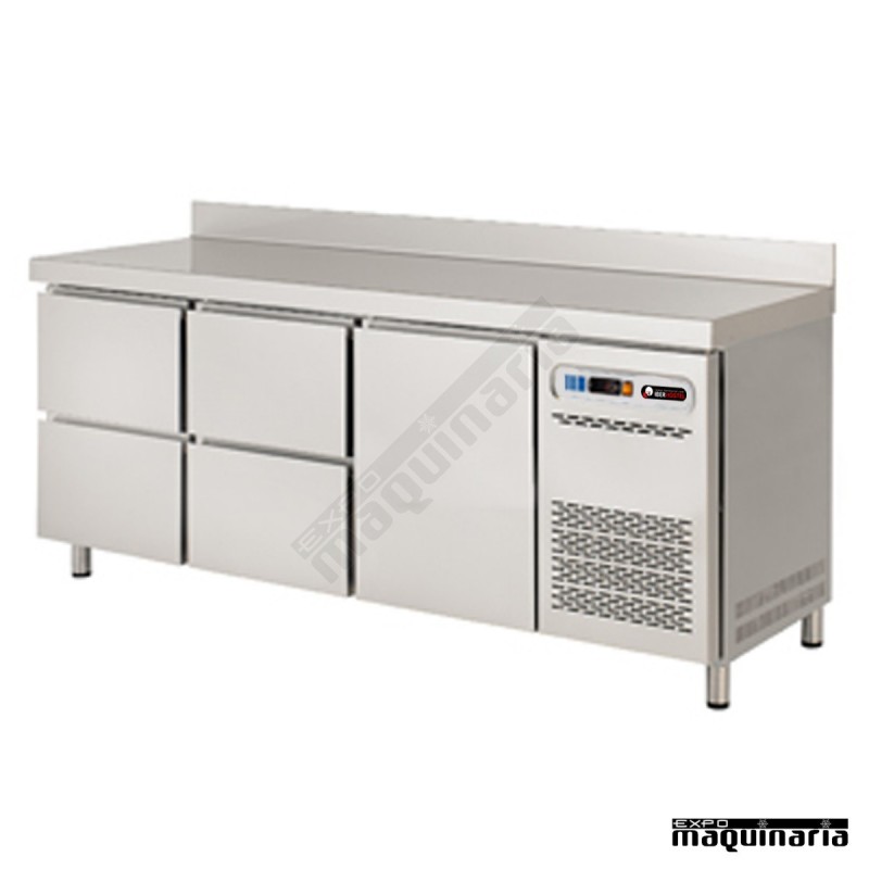 Mesa refrigerada Gastronorm 4 cajones y 1 puerta IH8073110