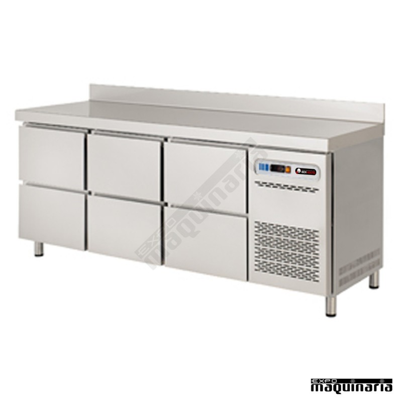 Mesa refrigerada Gastronorm 6 cajones IH8073111