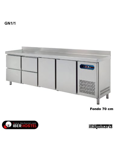 Mesa fria 2 puertas 4 cajones GN1/1 IH8073113