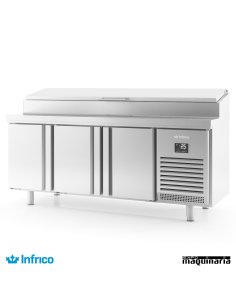 Mesa refrigerada para ensaladas (196x60 cm) BMPP 2000 EN