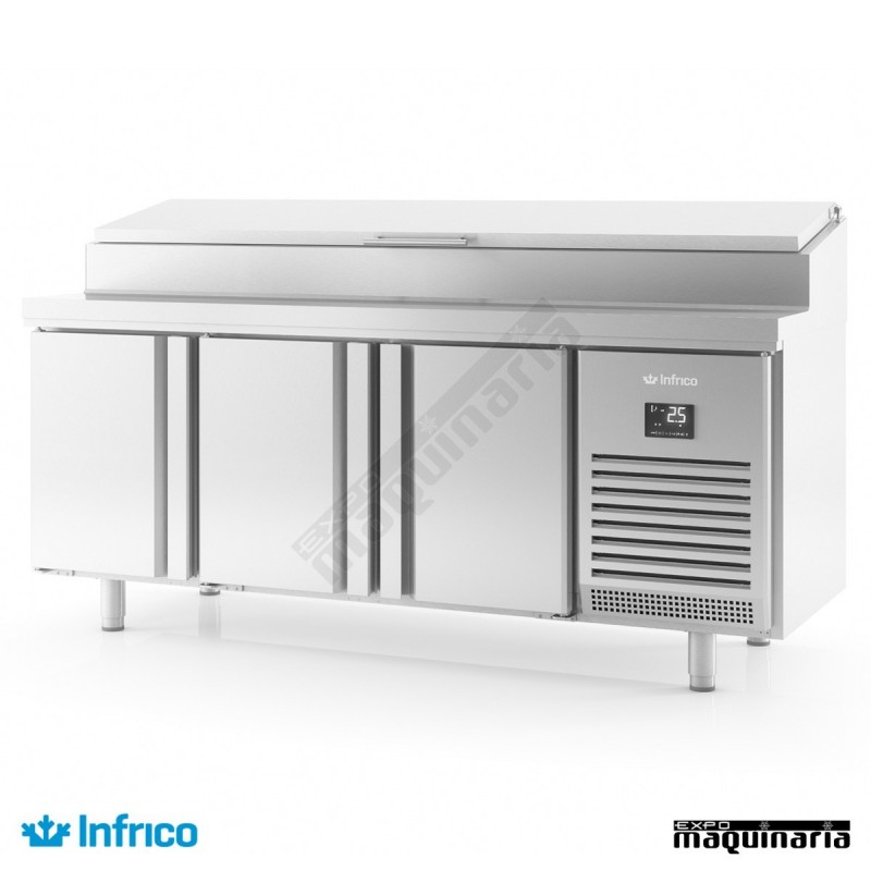 Mesa refrigerada para ensaladas (196x60 cm) BMPP 2000 EN