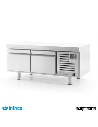 Mesa refrigerada baja 2 cajones (140 x 65 cm) MSG 1400 