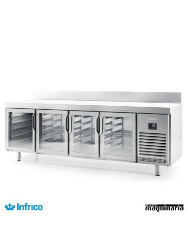 Mesa refrigerada P.cristal (245,2 x 70 cm) BMGN2450CR
