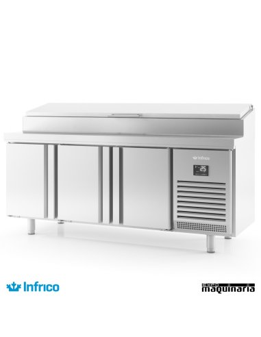 Mesa refrigerada ensaladas (196x70 cm) BMGN1960EN 