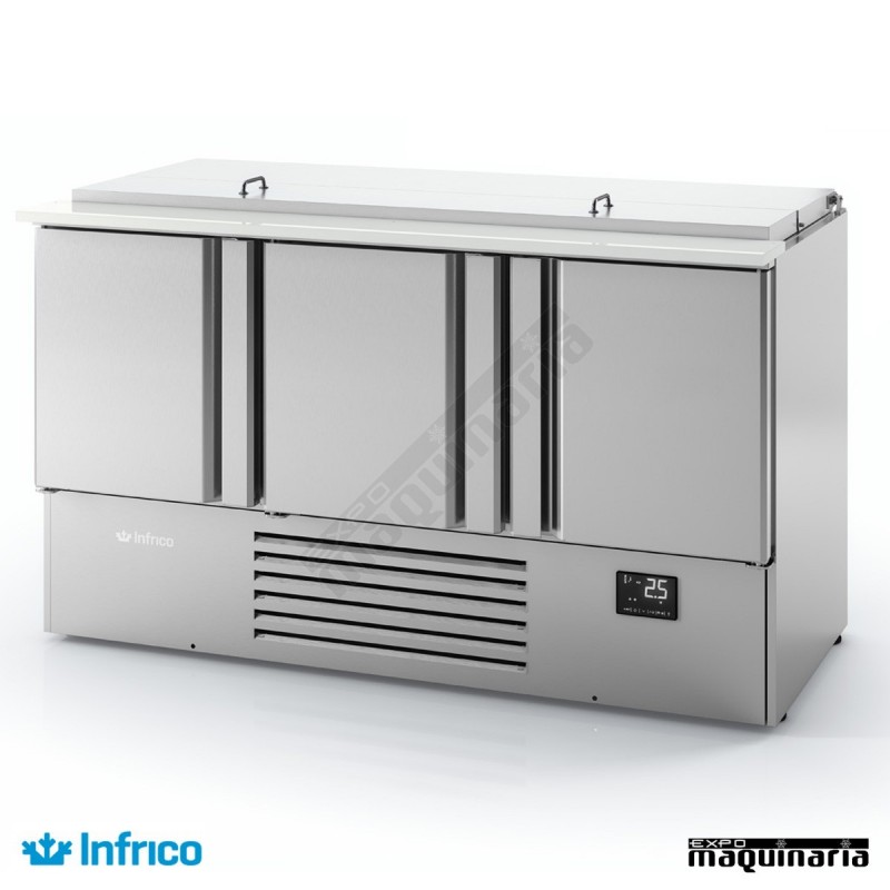 Mesa refrigerada ensaladas (146x70 cm) ME1003BAN 