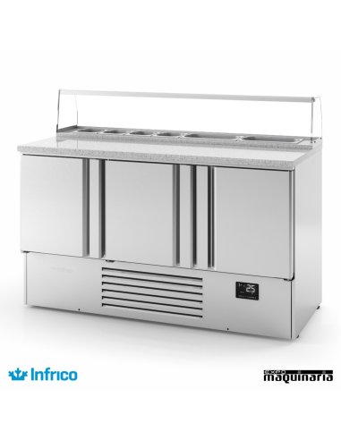 Mesa refrigerada pizzas (146x70 cm) ME1003PIZZA