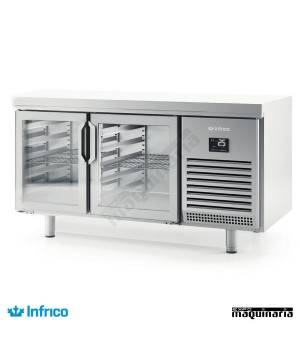Mesa pasteleria puerta cristal (161,8 x 80 cm) MR1620CR
