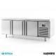 Mesa refrigerada pasteleria Central (218,5 x 80 cm) MR2190PDC puertas abiertas