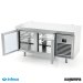 Mesa refrigerada pasteleria Central-cristal (161,8x80 cm) MR1620PDCR