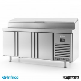 Mesa refrigerada ensaladas (218,5 x 80 cm) MR2190EN