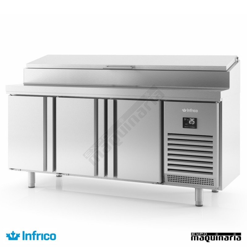 Mesa refrigerada ensaladas (218,5 x 80 cm) MR2190EN