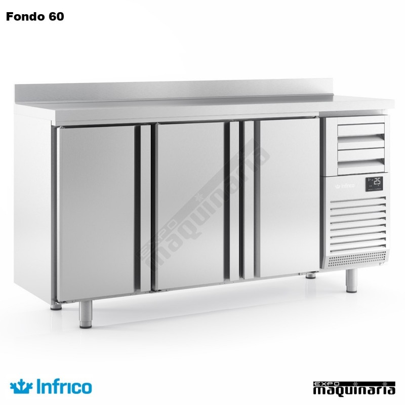 Mesa refrigerada alta (1960 x 600 cm) FMPP 2000 II