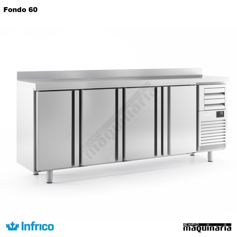 Mesa refrigerada alta(2452 x 600 cm) FMPP 2500 II