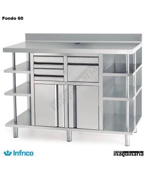 MUEBLE CAFETERA 1.5 M CORECO SMC-150 - Friogaf. Venta online de maquinaria  nueva de hosteleria