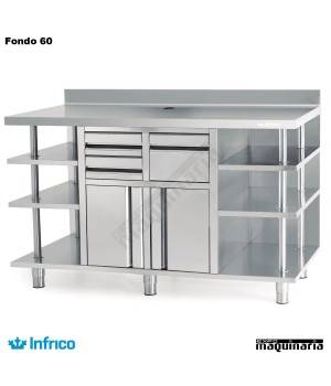 Mueble Cafetero Inoxidable Infrico MCAF 2500