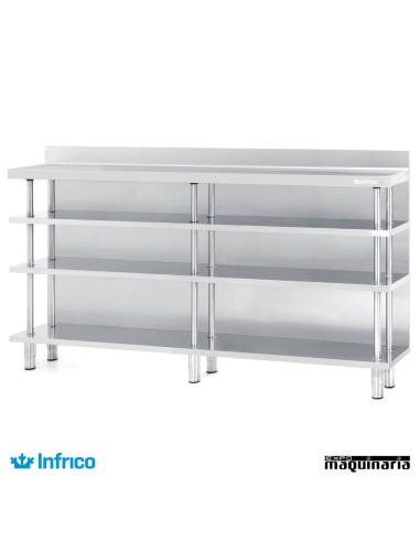  Estantería Tras-barra acero inox. ME 30/2500