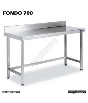Mesas de inoxidable Mural Ancho 700 sin estante en Acero Inoxidable Mesas de inoxidable Mural Ancho 700 sin estante en Acero Inoxidable