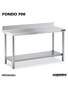 Mesa Acero Inoxidable Mural Ancho 700 2