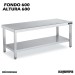 Mesa Acero Inoxidable Altura 600 Central Ancho 600