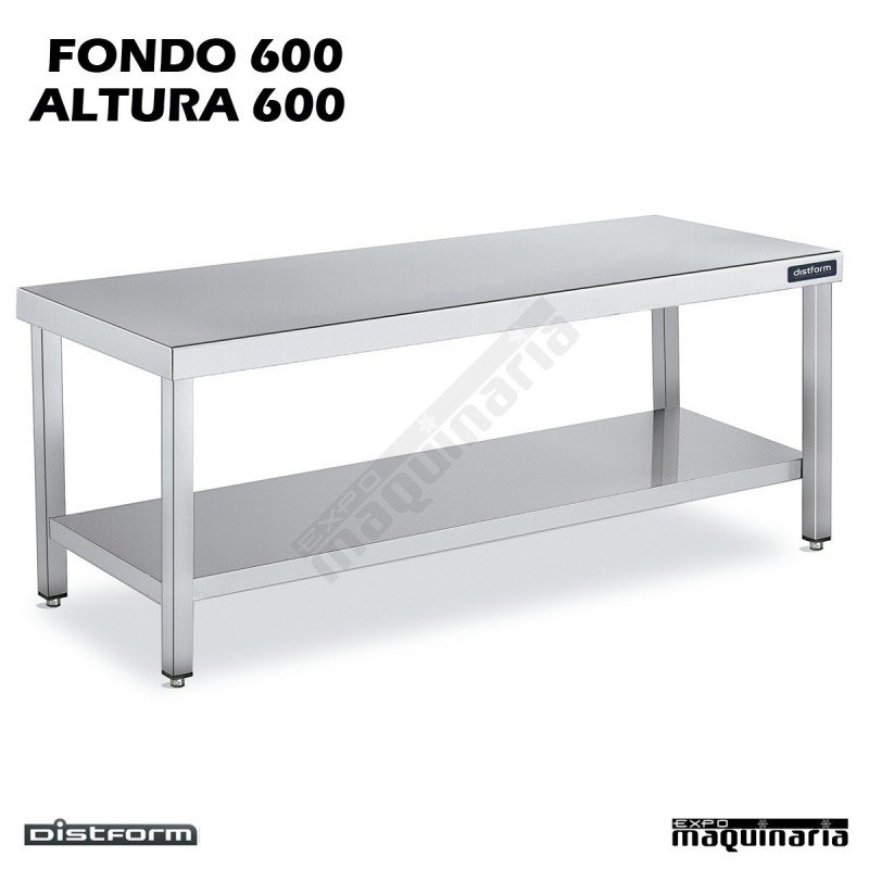 Naber Estructura de mesa 40, estructura de acero inoxidable, 1460 mm de  ancho : : Hogar y cocina