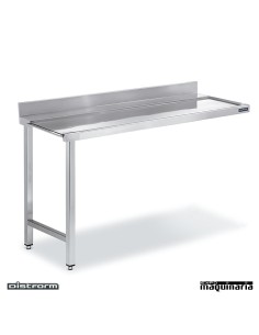 Mesa acero inox Entrada/Salida central de Lavavajillas  2