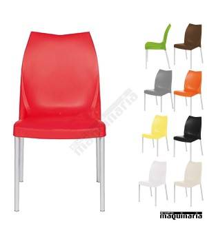 Silla apilable terraza bar LBTULIPA-S