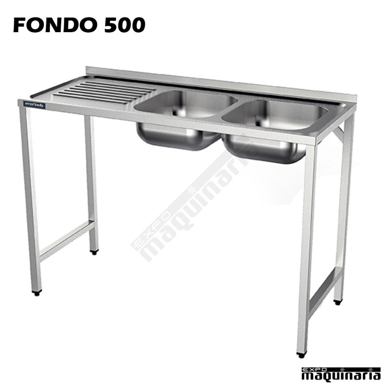 Fregaderos de cocina: Profundidad 50 cm