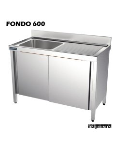 Fregadero con mueble 1 cubeta y escurridor 120x60 2
