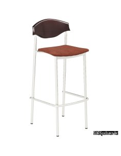 Taburete hostelería tapizado de interior 5R45TA patas  2