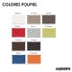 Colores Taburete bar hosteleria 5R12TA tapizado colores polipiel