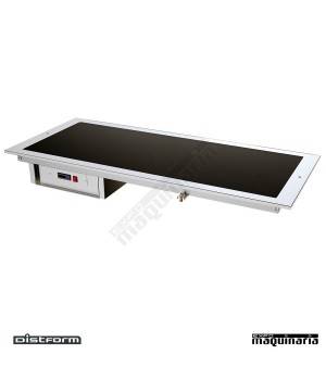 Placa caliente cristal templado encastrar