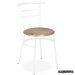 Silla Bar tubo acero 1R01SM apilable