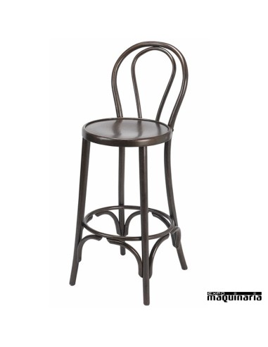 Taburete alto madera 2r5R