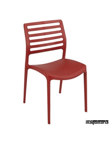 Sillas de terraza 1R150 rojo