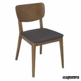 Sillas de madera tapizadas 1R844