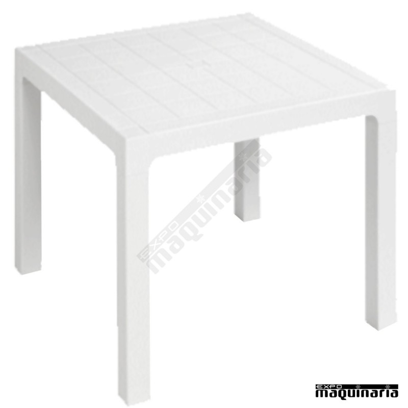 Mesa plastico terraza 3R110 blanco