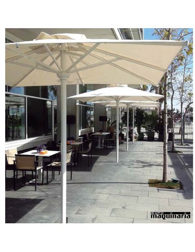 Parasol cuadrado 4x4 metros CVMASTER4 ambiente