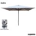 Parasol cuadrado 3x3 metros CVHEAVY-DUTY