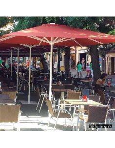 Parasol cuadrado 3x3 metros CVHEAVY-DUTY 2