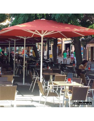 Parasol cuadrado 3x3 metros CVHEAVY-DUTY ambiente