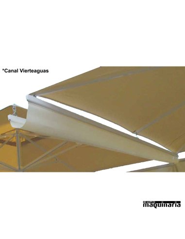 Cerramiento terraza bar 6x3m CVKITCERRAMIENTO canal