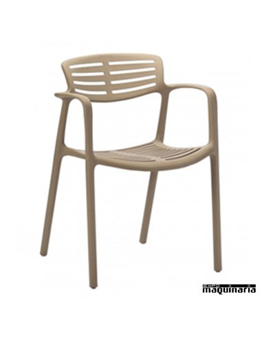 Silla de terraza apilable RETOLEDO-AIRE arena