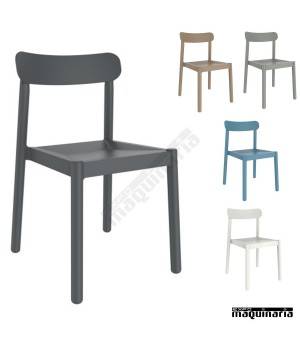 Sillas exterior REELBA apilables