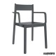 Sillones exterior REDANNA-B gris oscuro