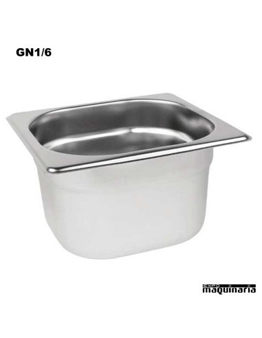 Cubeta Gastronorm INOX GN 1/6